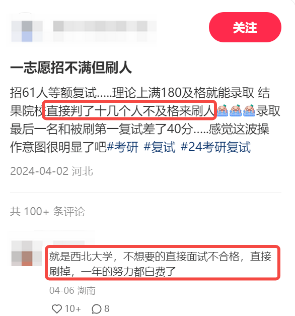 這些院校淘汰率最高82.8%！復(fù)試刷人超狠！